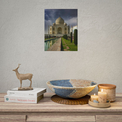 Taj Mahal Photograph Rolled Poster | India Landmark Wall Art