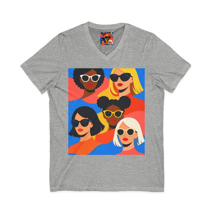 Pop Art Women Faces Women's T-shirt