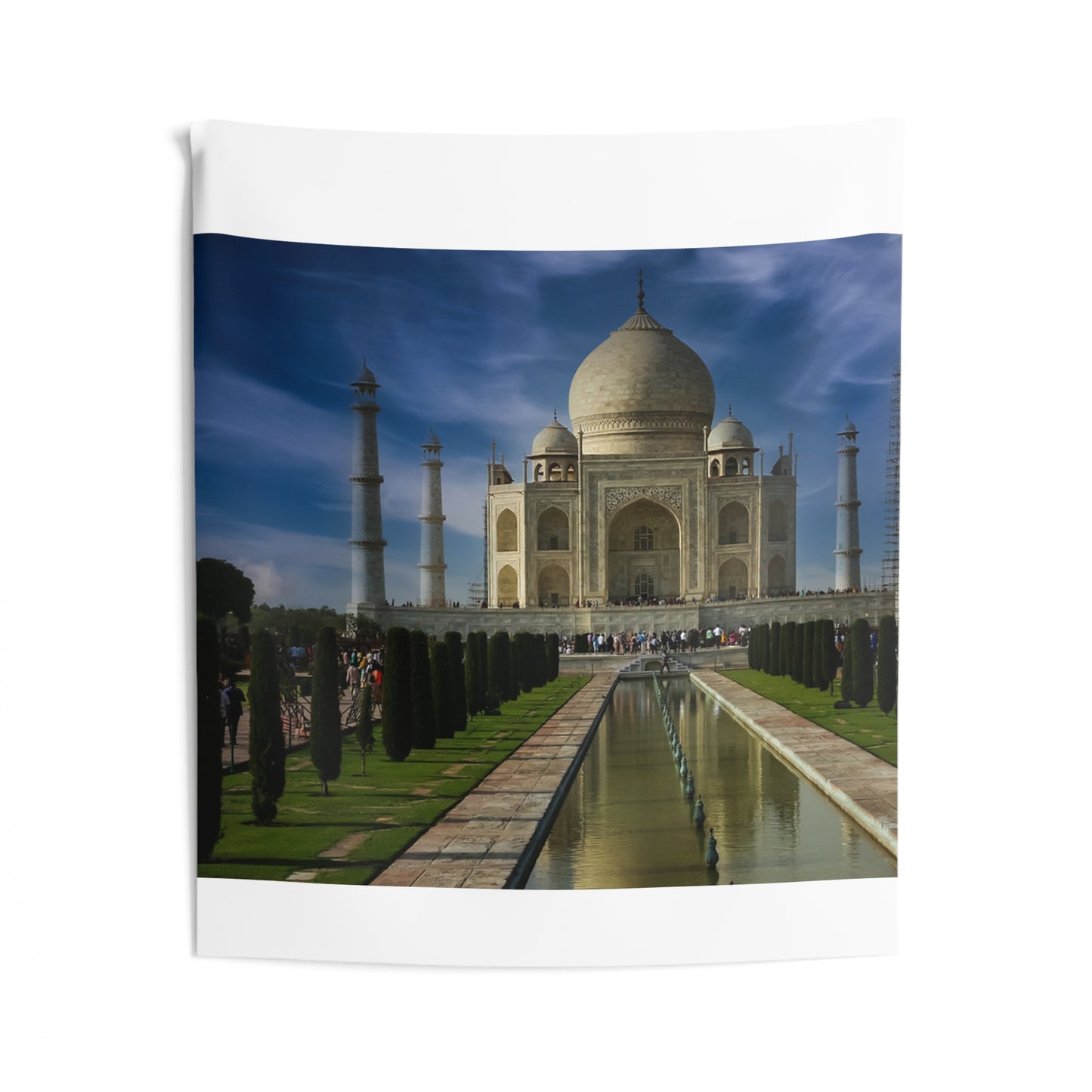 Taj Mahal Photography Indoor Wall Tapestry | Mughal Architecture, Travel Decor
