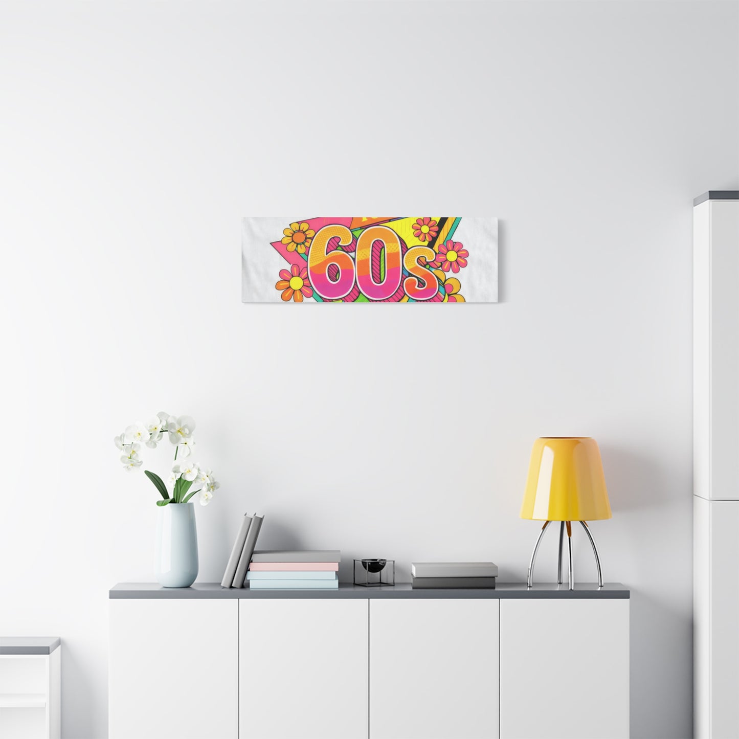 Take Me Back to the 60s Canvas — Retro Pop Art Matte Stretched Wall Art