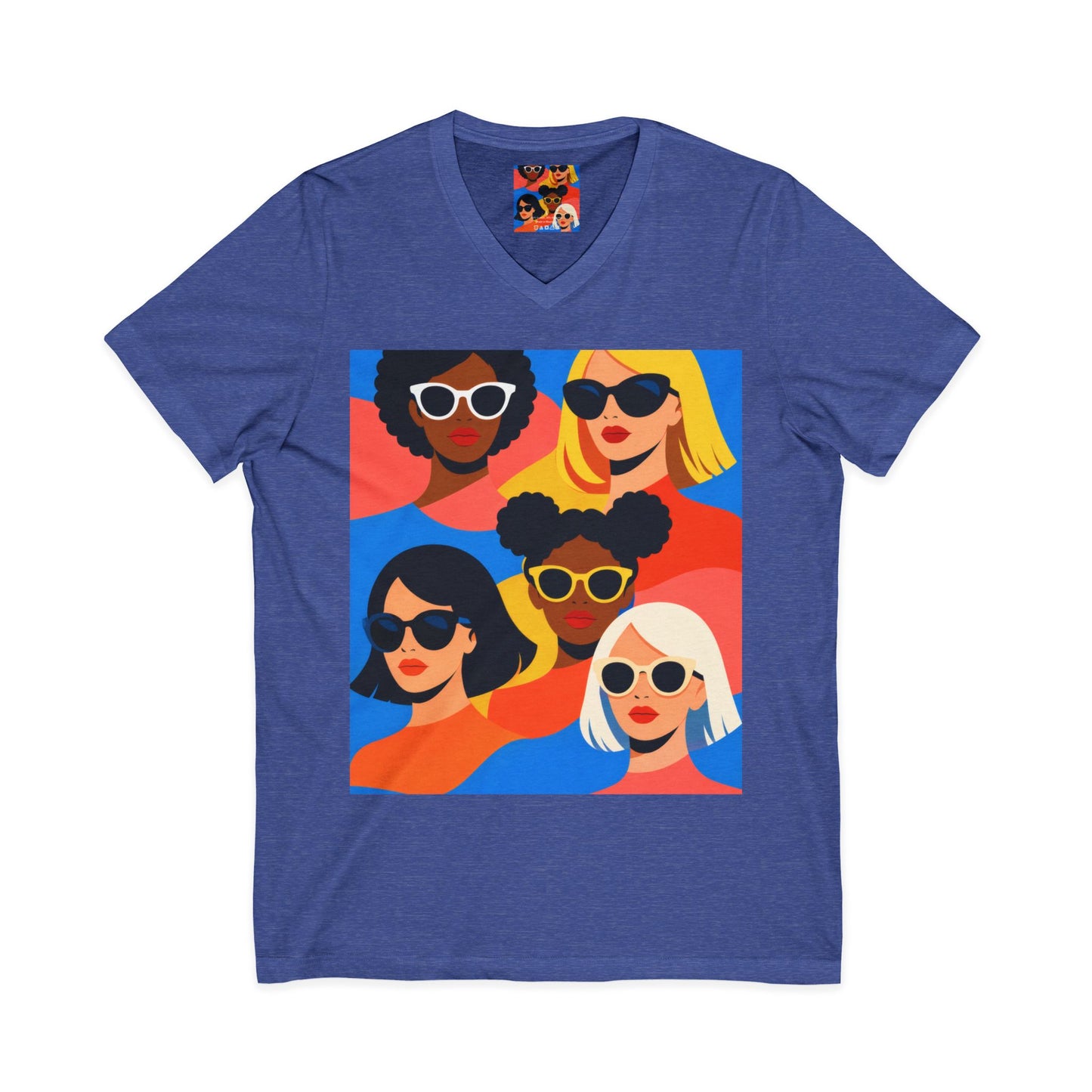 Pop Art Women Faces Women's T-shirt