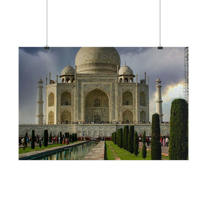 Taj Mahal Photograph Rolled Poster | India Landmark Wall Art