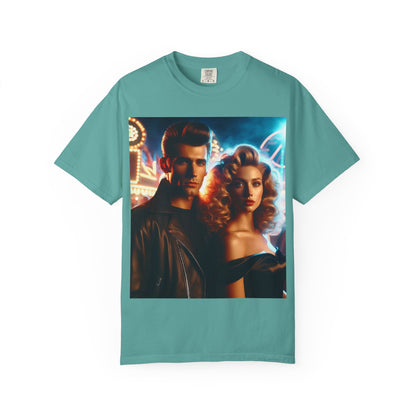 Summer Nights Cinema Tee — Vintage 1950s Carnival Romance Graphic T-Shirt
