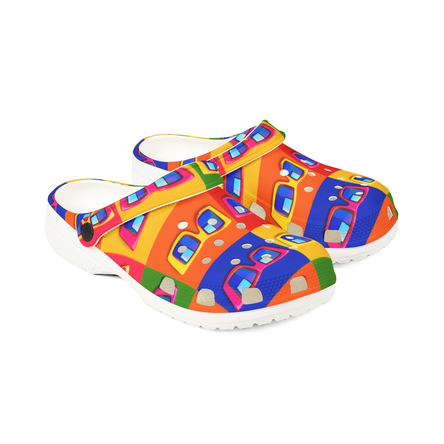 Colorful Retro Cassette Pattern EVA Clogs