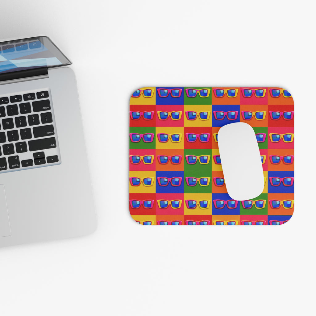 Shades On - Pop Art Sunglasses Mouse Pad