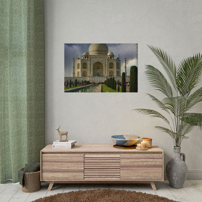 Taj Mahal Photograph Rolled Poster | India Landmark Wall Art