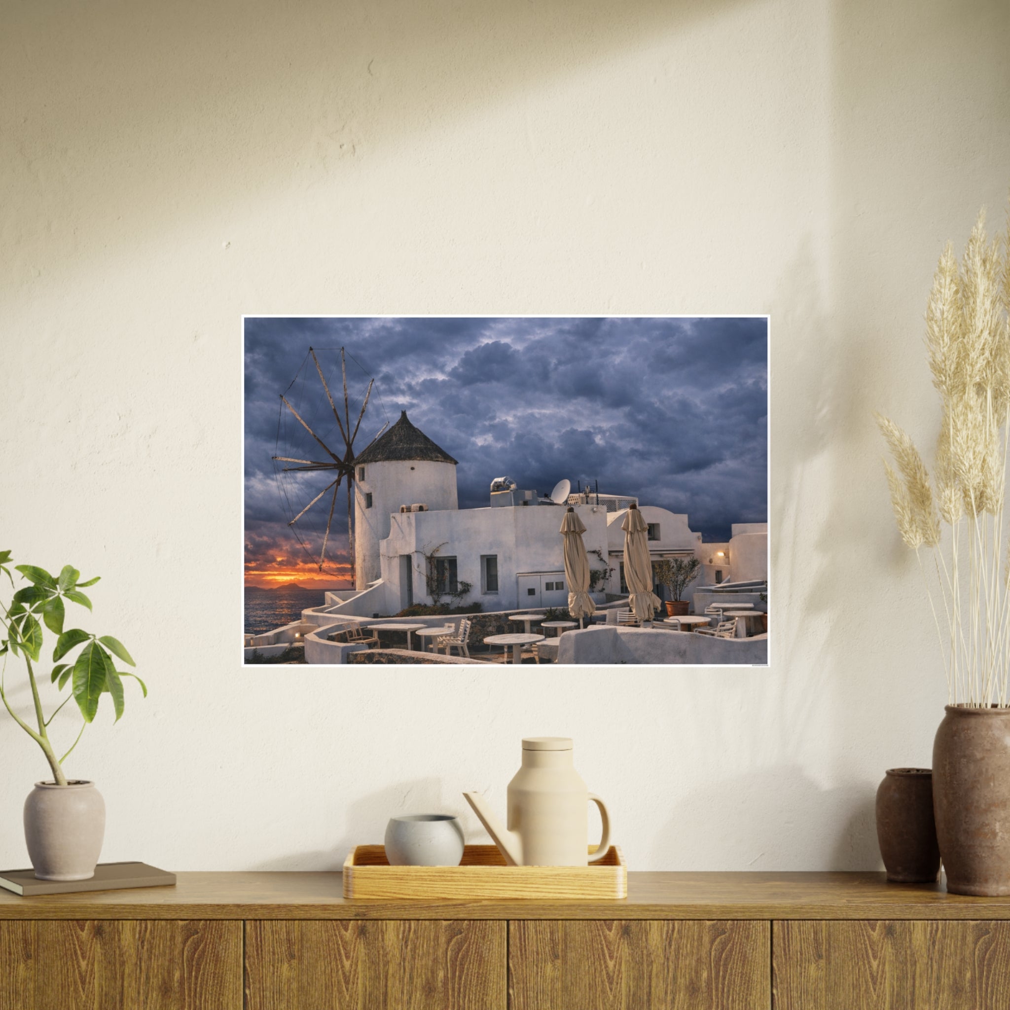 Oia Stands Still - Santorini Afterlight