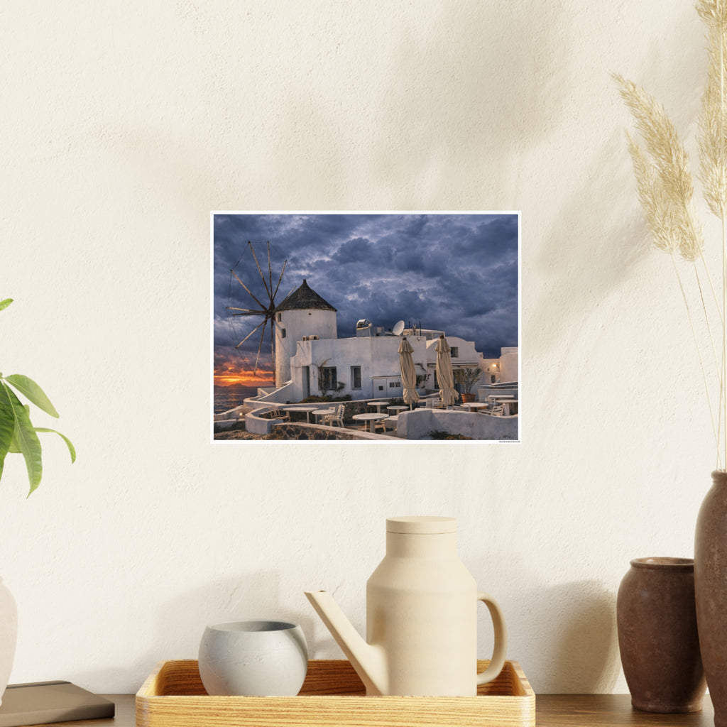 Oia Stands Still - Santorini Afterlight