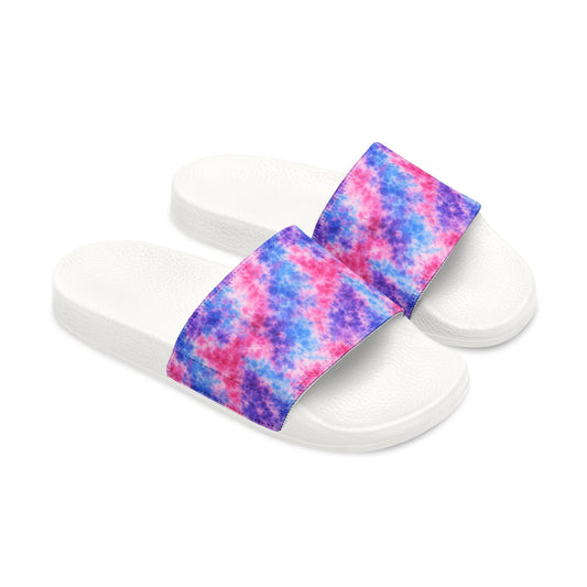 Tie-Dye Slide Sandals – Women's Removable-Strap Pool & Casual Slides