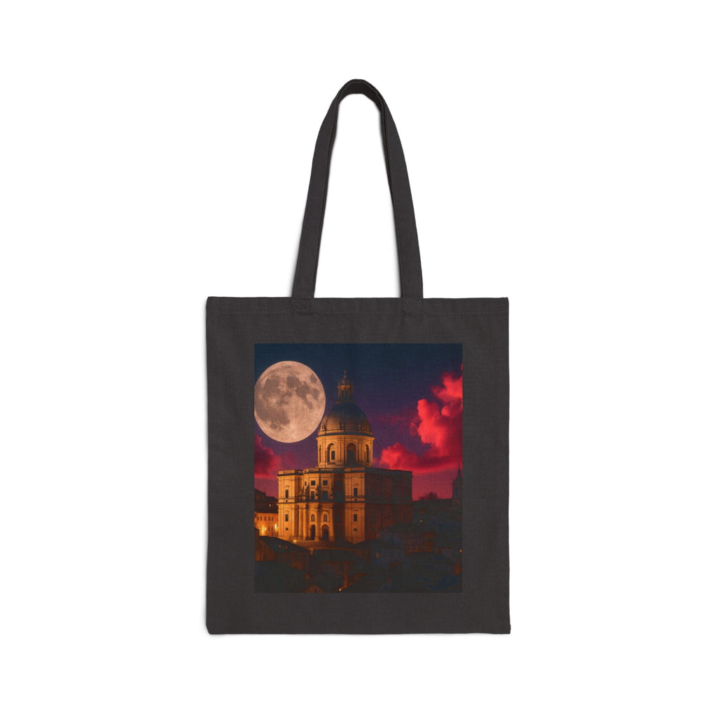 Moonlit Cathedral Canvas Tote Bag