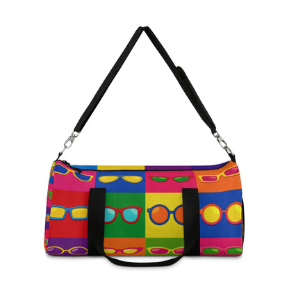 Colorful Retro Sunglasses Duffel Bag – Pop Art Travel Tote