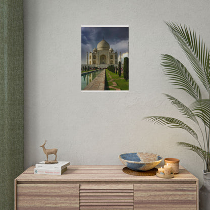 Taj Mahal Photograph Rolled Poster | India Landmark Wall Art