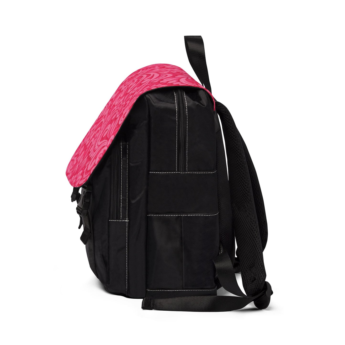 Floral Pink Paisley Backpack – Casual Shoulder Daypack