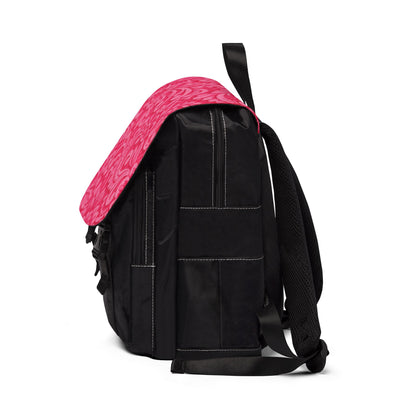 Floral Pink Paisley Backpack – Casual Shoulder Daypack
