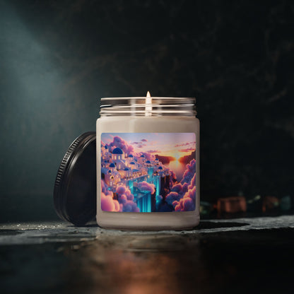 Dreamy Cloudscape Scented Candle (Sunset Fantasy Jar)9oz Soy Candle