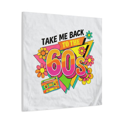 Take Me Back to the 60s Canvas — Retro Pop Art Matte Stretched Wall Art