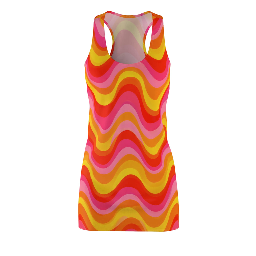 Sunset Wave Racerback Dress