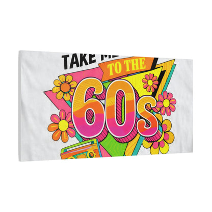 Take Me Back to the 60s Canvas — Retro Pop Art Matte Stretched Wall Art