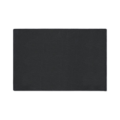 Oia Santorini Windmill Floor Mat — Mediterranean Coastal Sunset Home Decor