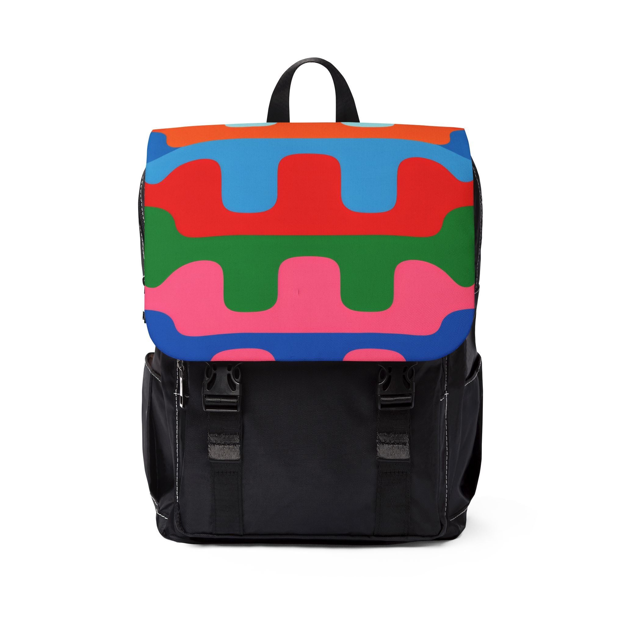 Retro Wave Puzzle Backpack