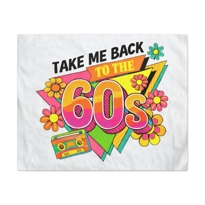 Take Me Back to the 60s Canvas — Retro Pop Art Matte Stretched Wall Art