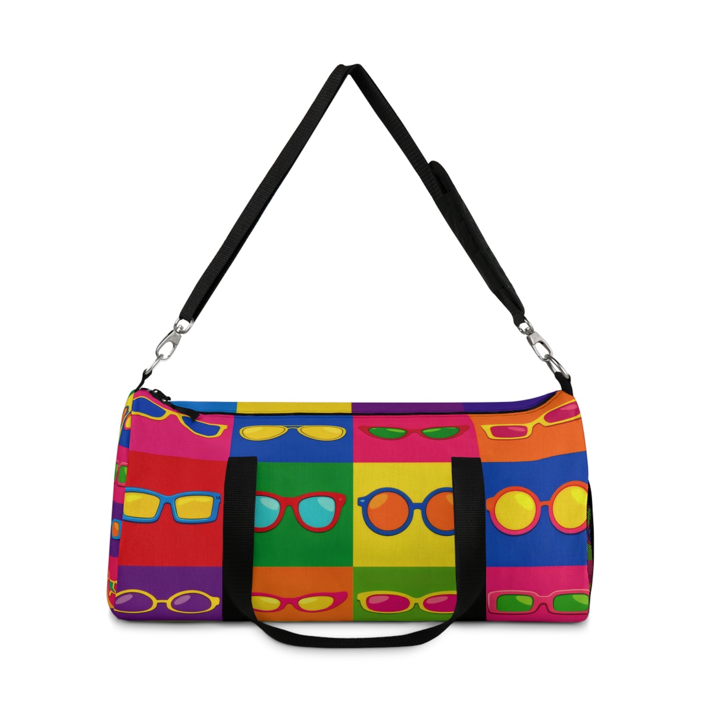 Colorful Retro Sunglasses Duffel Bag – Pop Art Travel Tote