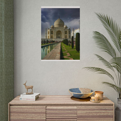 Taj Mahal Photograph Rolled Poster | India Landmark Wall Art