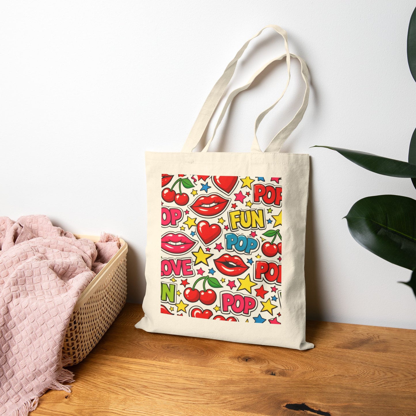 Cotton Canvas Tote Bag