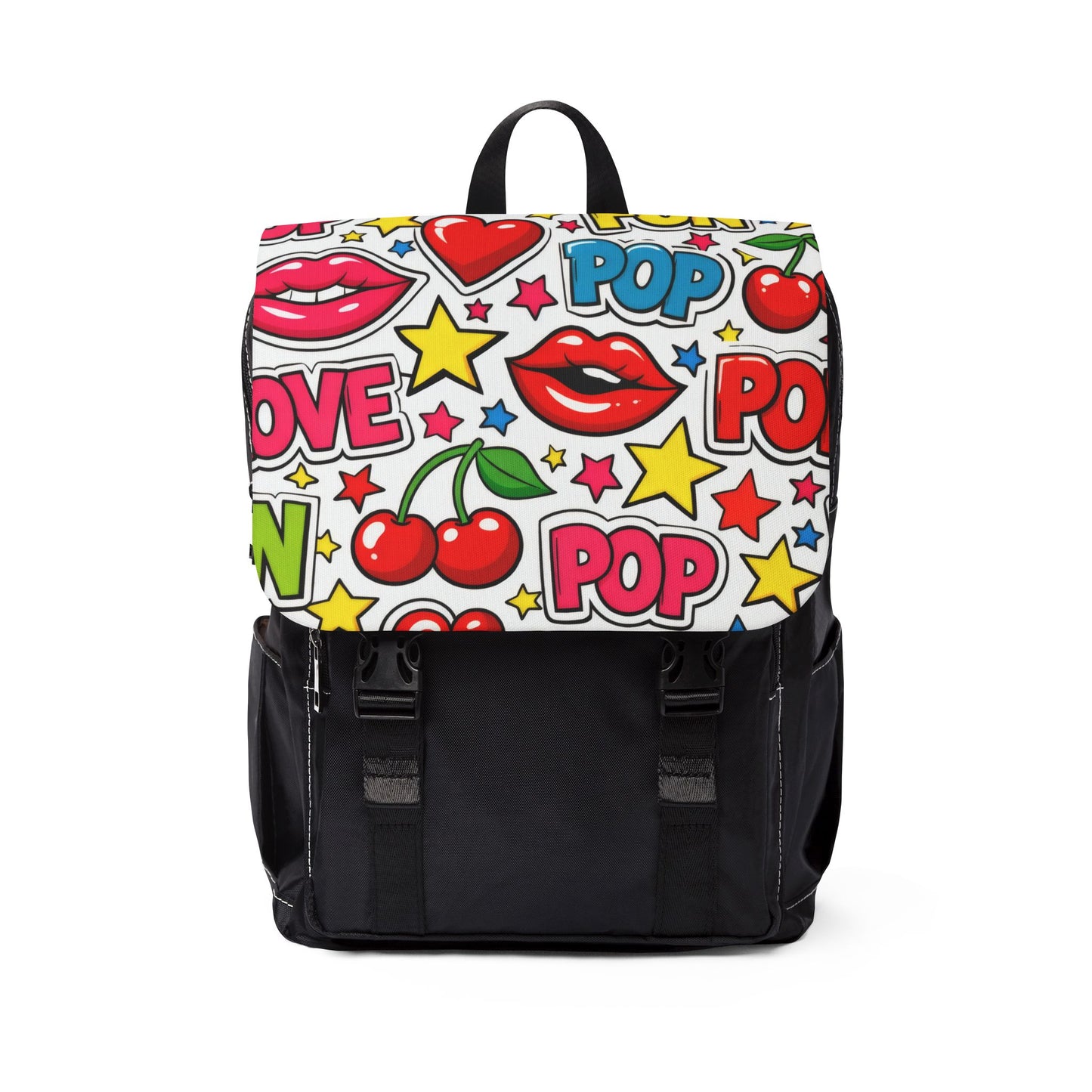 Pop Art Cherry Love Backpack