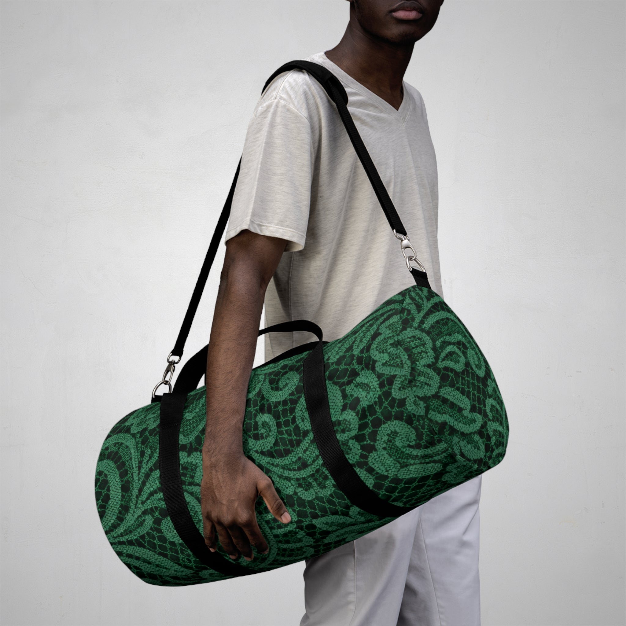 Emerald Lace Duffel Bag