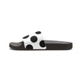 Black Polka Dot Slide Sandals