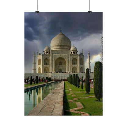 Taj Mahal Photograph Rolled Poster | India Landmark Wall Art