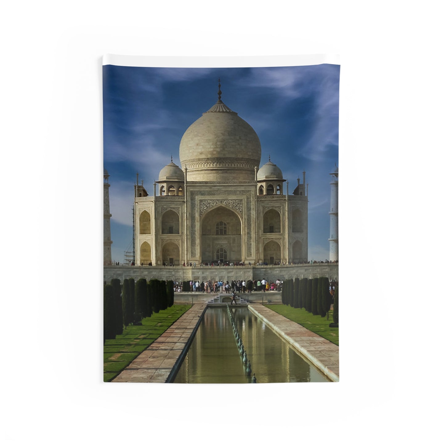 Taj Mahal Photography Indoor Wall Tapestry | Mughal Architecture, Travel Decor