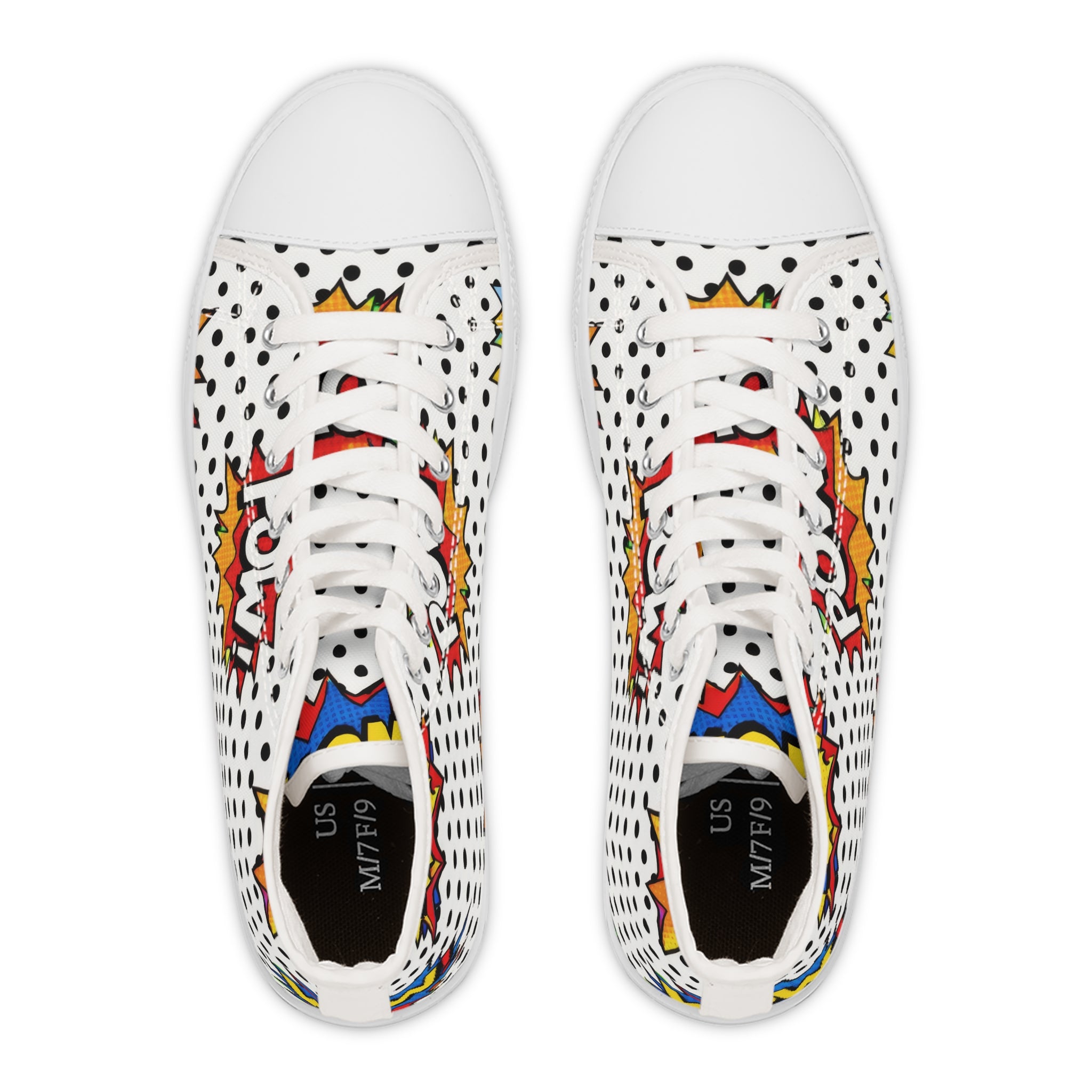Comic Book POW! High-Top Sneakers