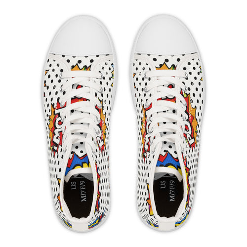 Comic Book POW! High-Top Sneakers