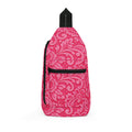 Pink Lace Sling Bag