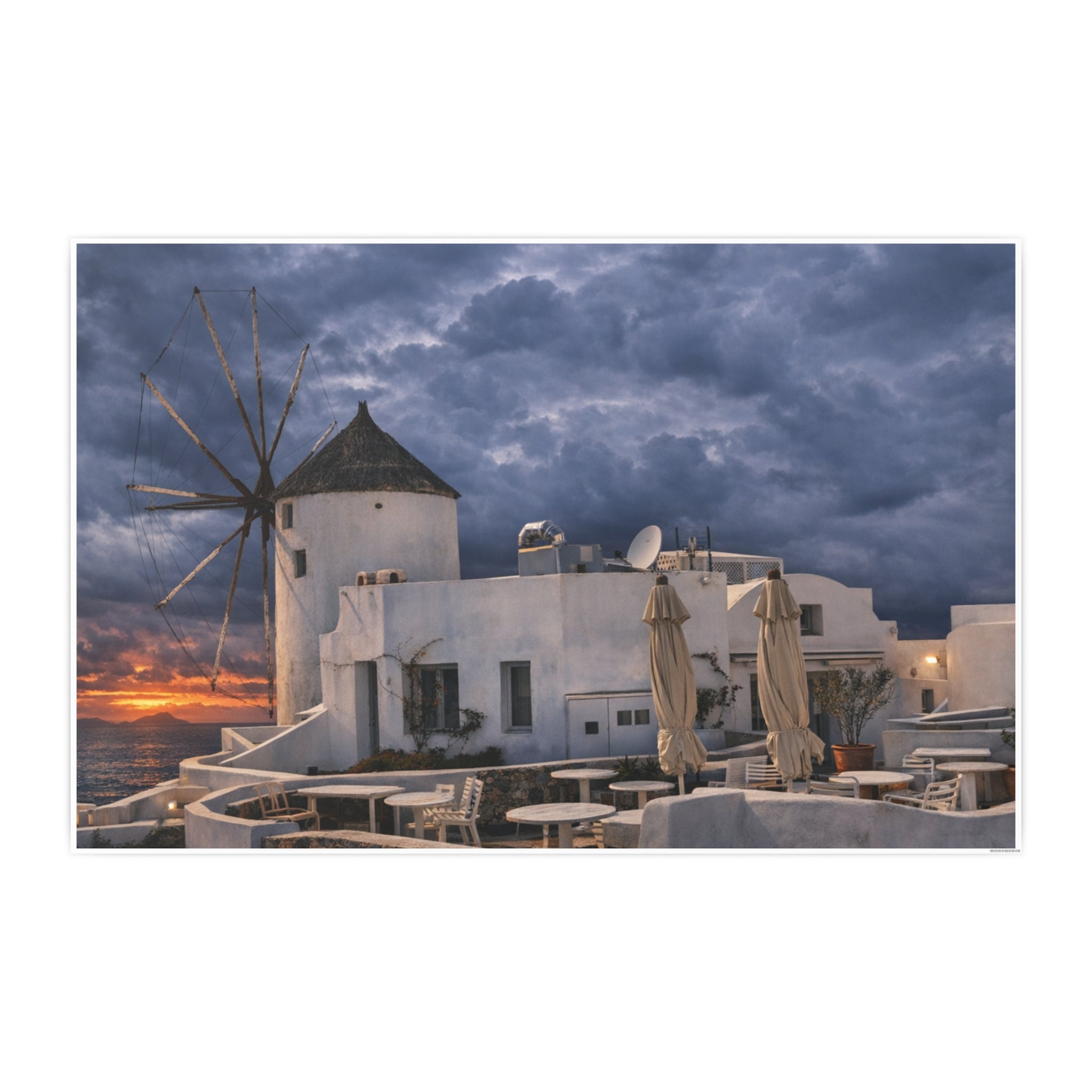 Oia Stands Still - Santorini Afterlight