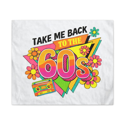 Take Me Back to the 60s Canvas — Retro Pop Art Matte Stretched Wall Art