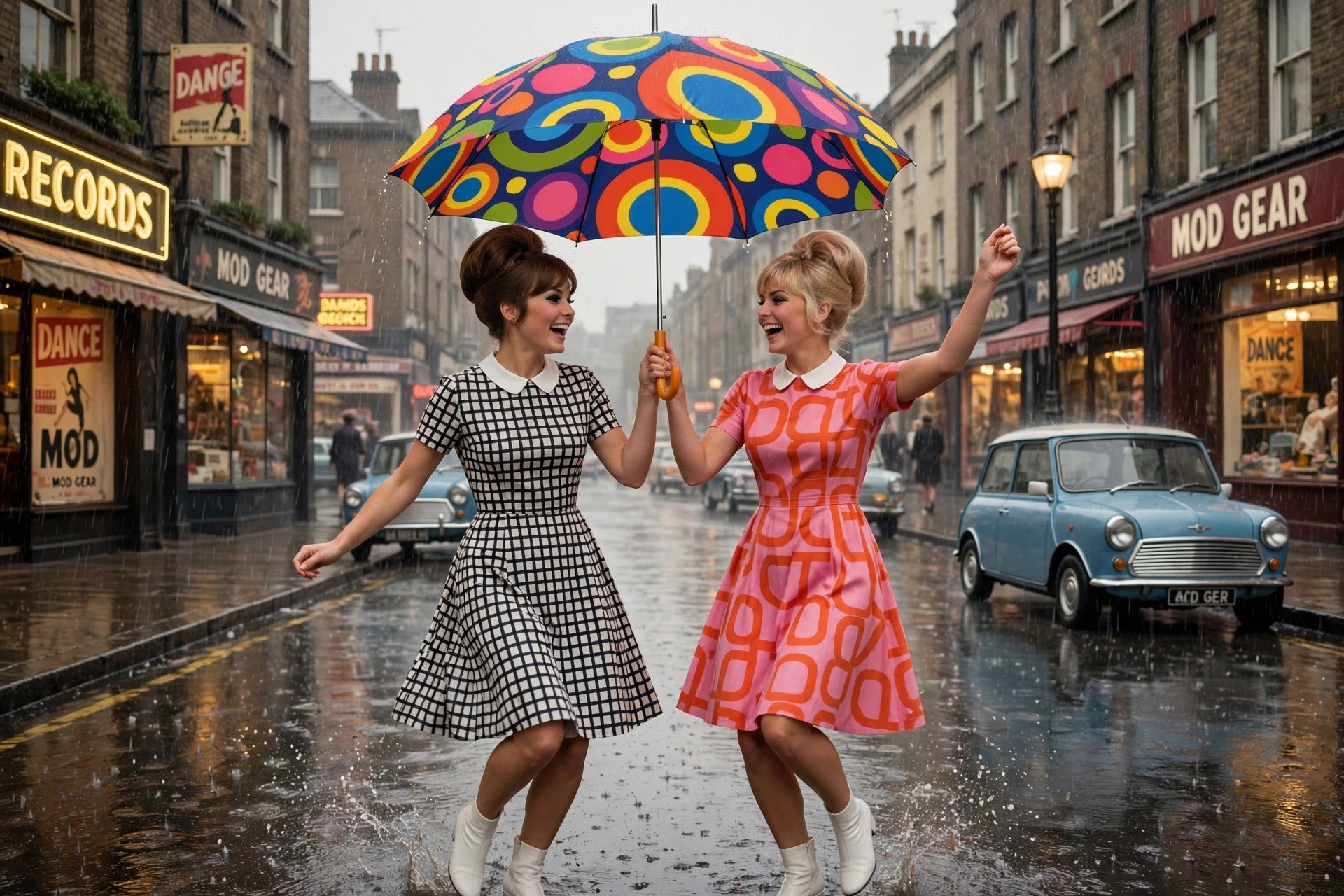 Mod Circles Umbrella