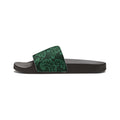 Emerald Damask Slide Sandals