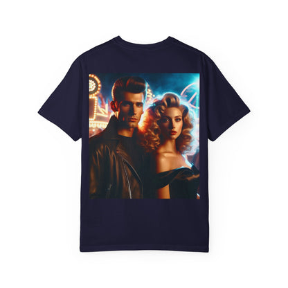 Summer Nights Cinema Tee — Vintage 1950s Carnival Romance Graphic T-Shirt