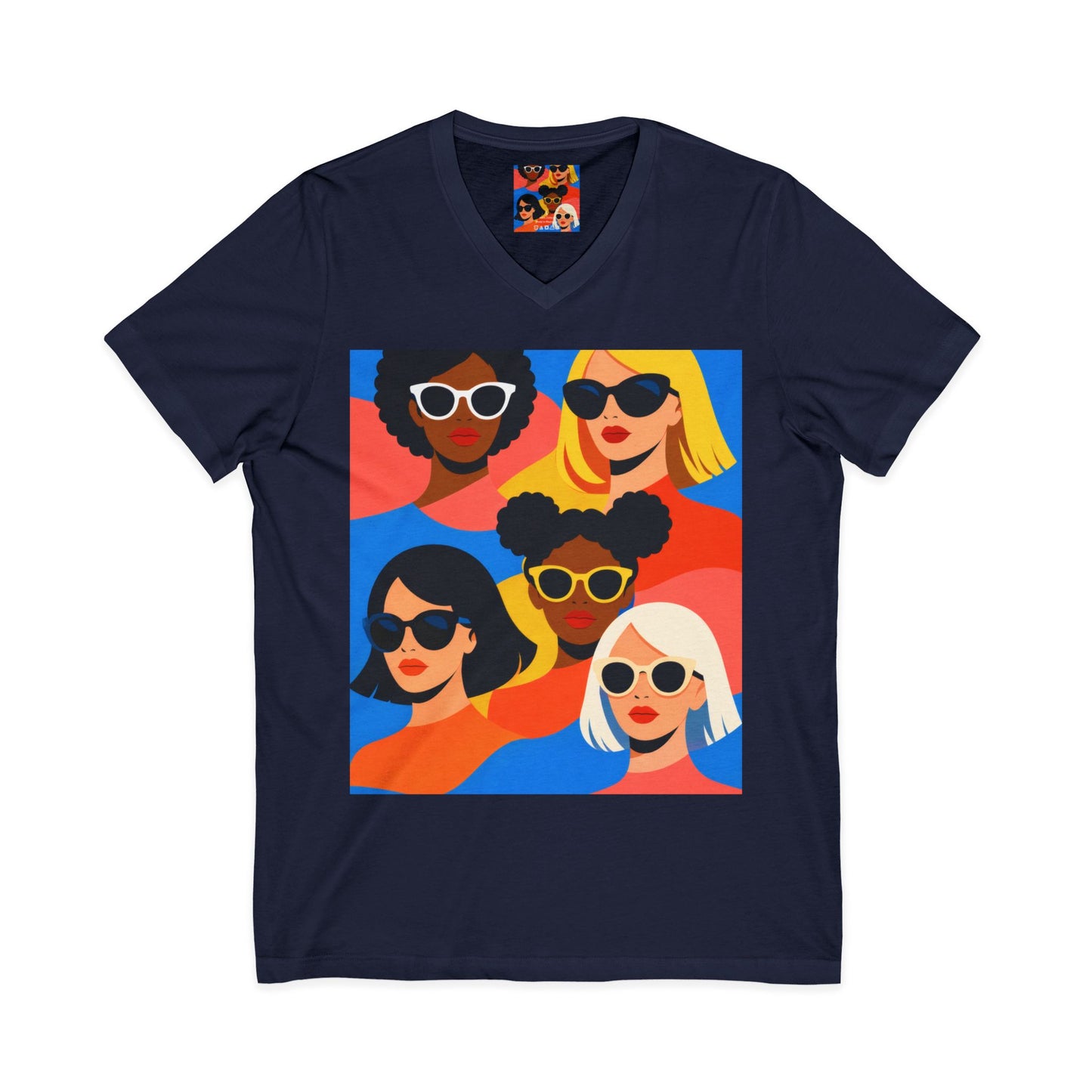 Pop Art Women Faces Women's T-shirt