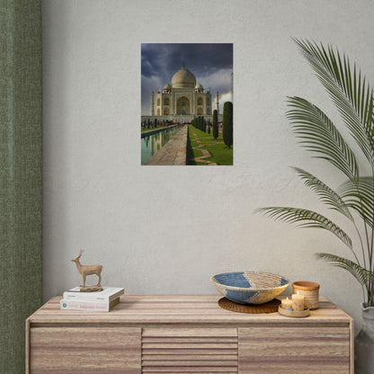 Taj Mahal Photograph Rolled Poster | India Landmark Wall Art