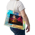 Moonlit Cathedral Holographic Tote