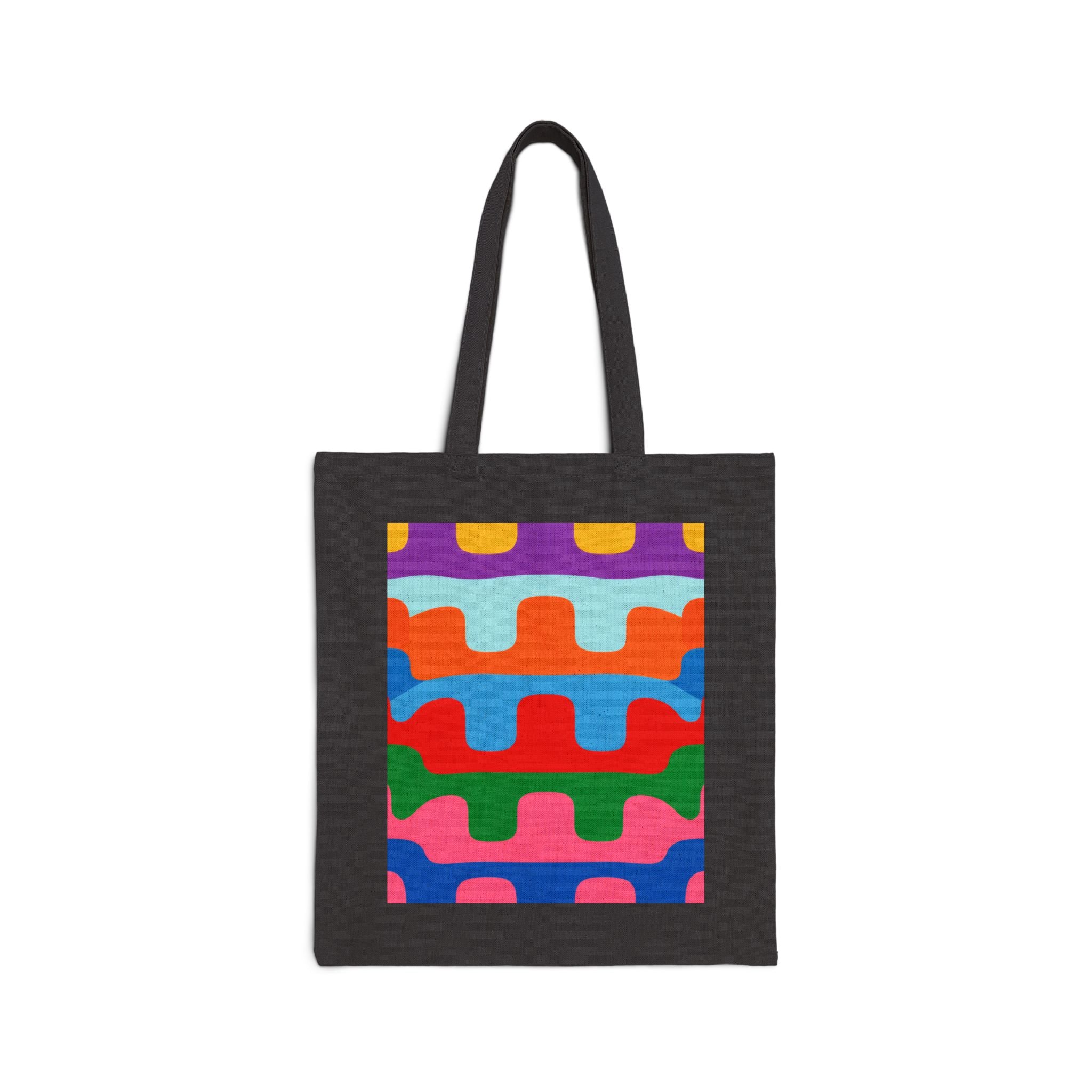 Abstract Wave Layers Tote Bag