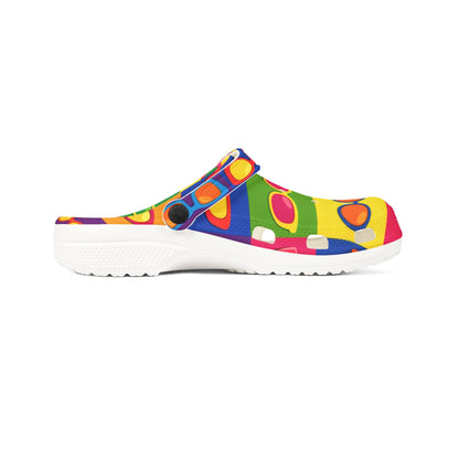 Colorful Sunglasses Pop Art Clogs - EVA Foam Slip-On Shoes