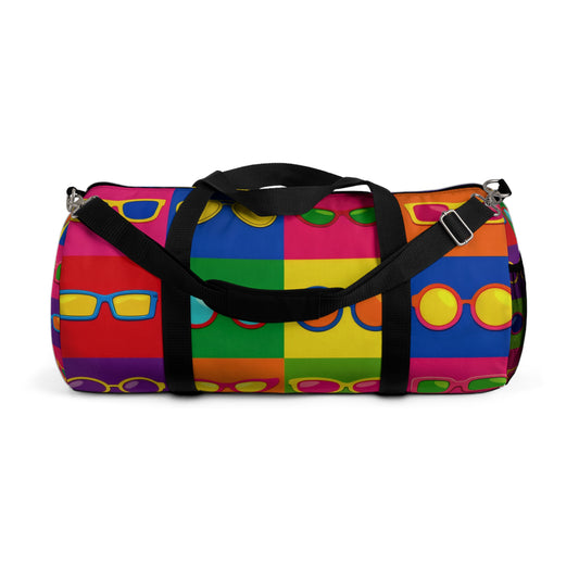 Colorful Retro Sunglasses Duffel Bag – Pop Art Travel Tote