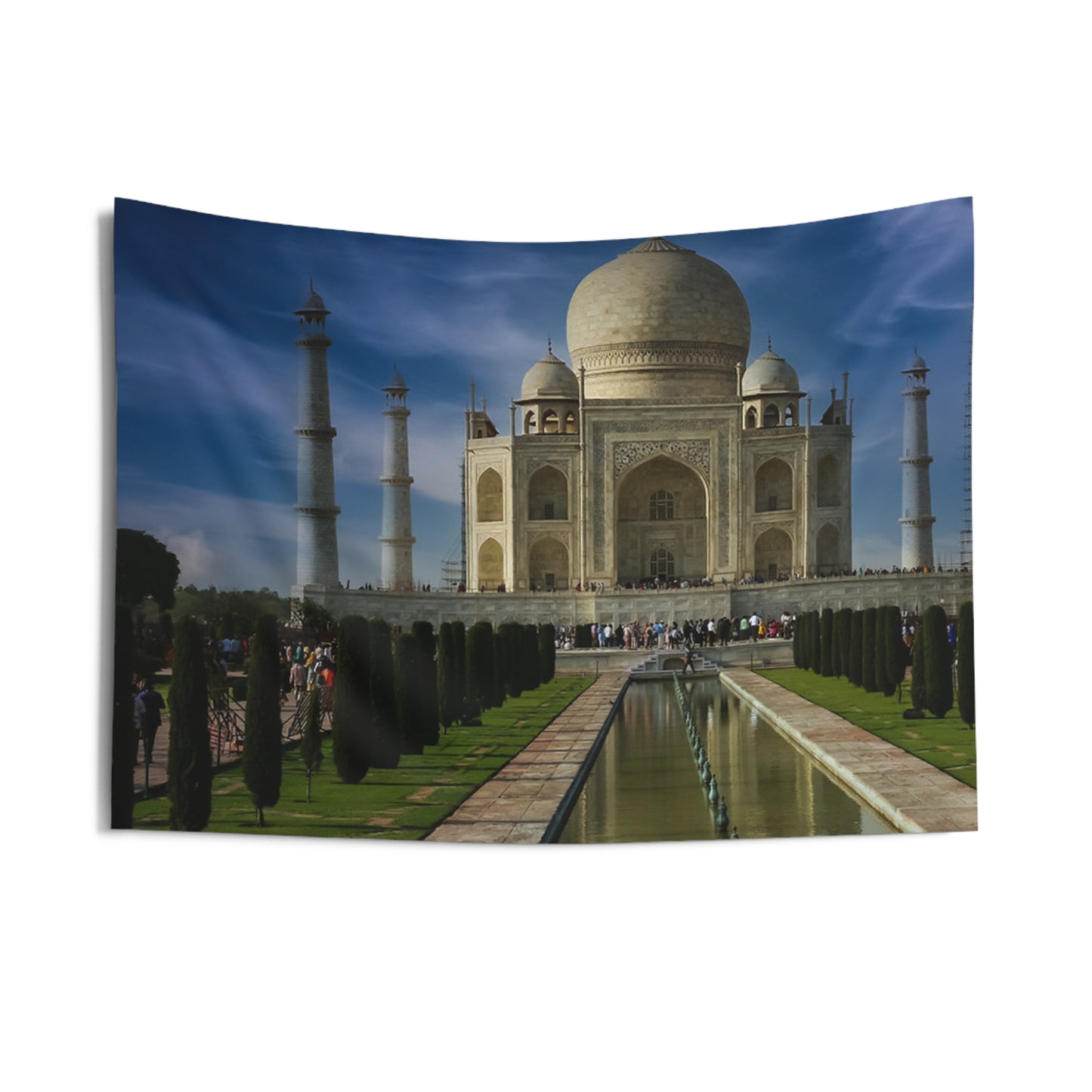 Taj Mahal Photography Indoor Wall Tapestry | Mughal Architecture, Travel Decor