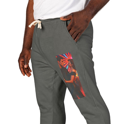Romantic Dance Neon Fairground Print Men's Joggers