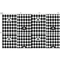 Monochrome Daisy Harlequin Fabric